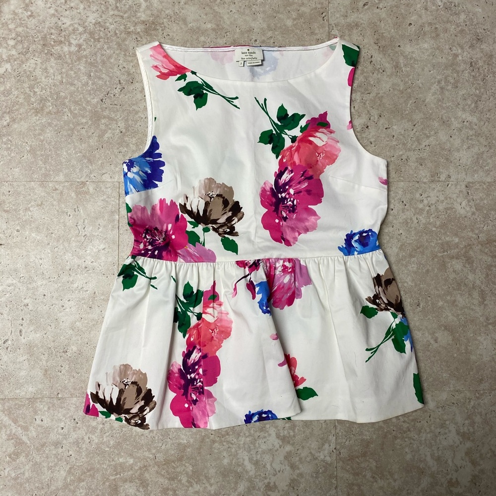 Kate Spade peplum top